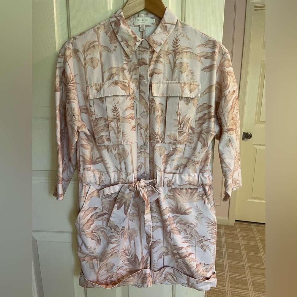 Ted baker blush jumpsuit